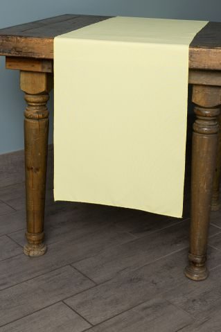 Classic Solid Maize table runner